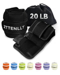 Adjustable Ankle Weights 1 Pair 5 10 15 18 20 Lbs B390084