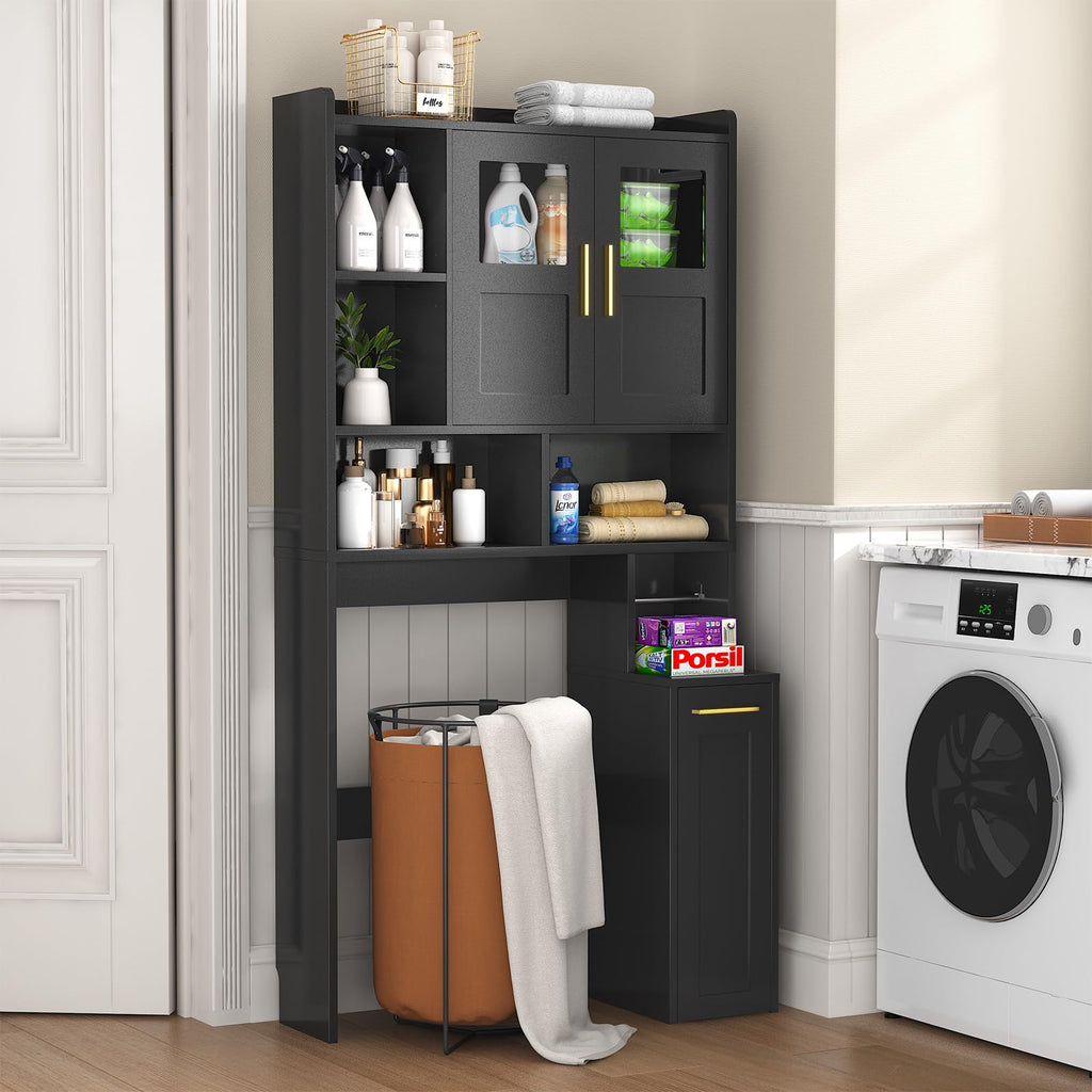 Over The Toilet Storage Cabinet with Acrylic Doors W56410