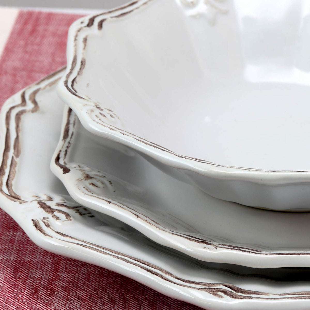 White 20-Piece Dinnerware Set T37018