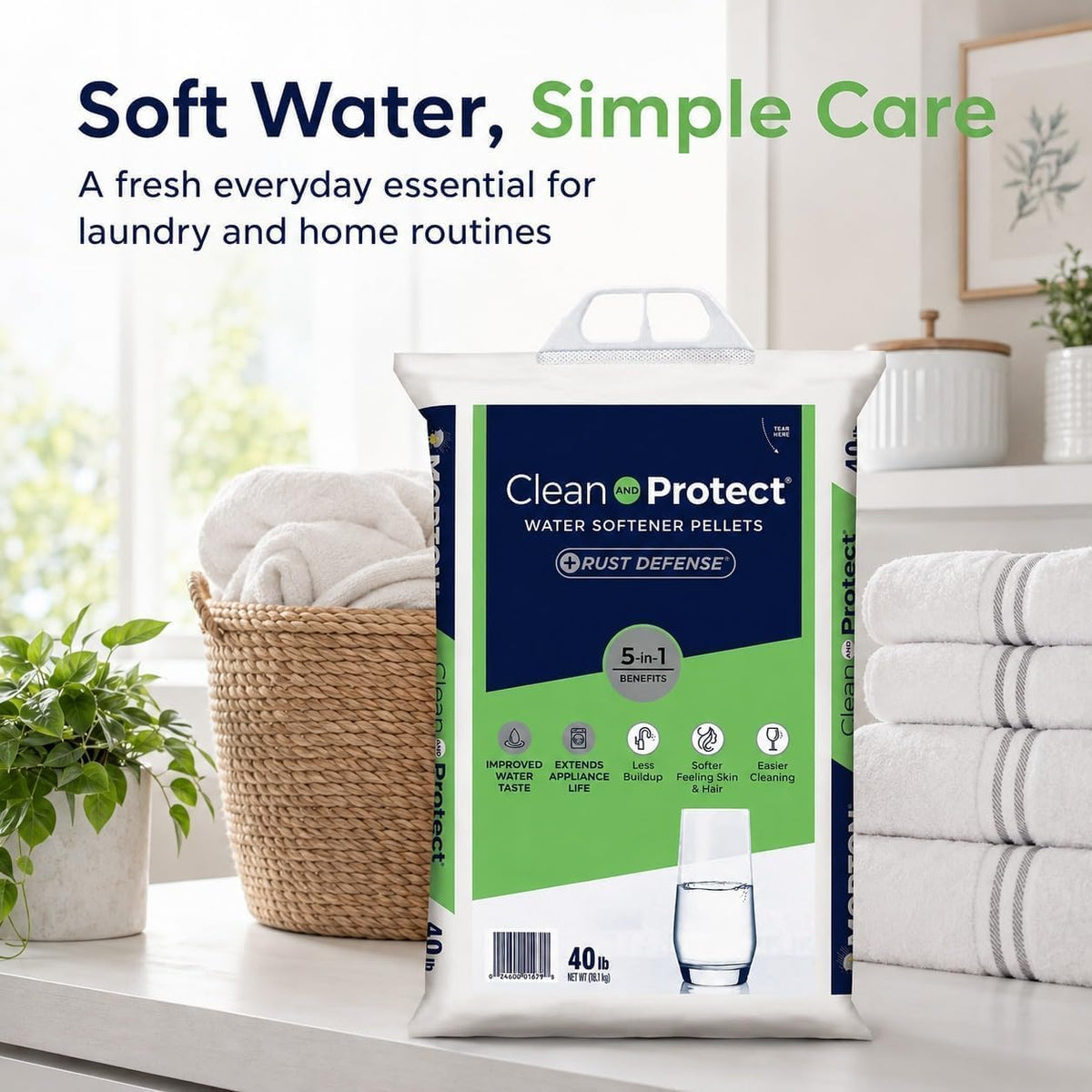 Water Softener Salt 40 lb Crystal W610753