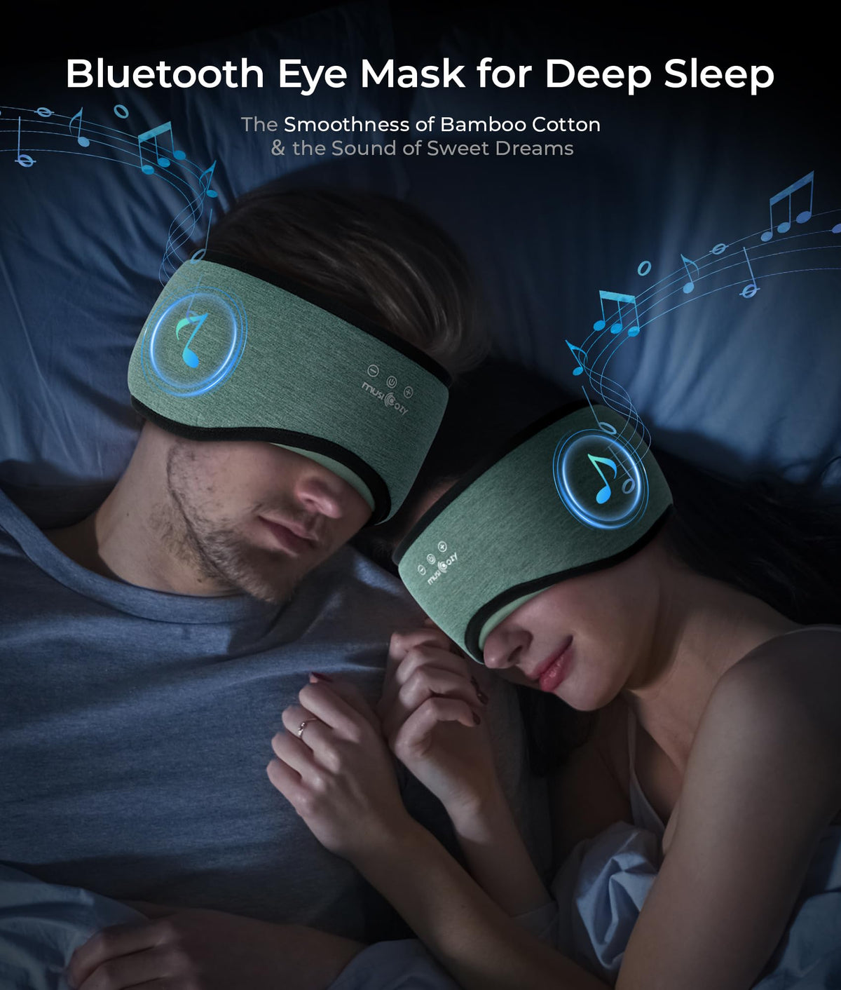Sleep Mask with Bluetooth Headphones J191