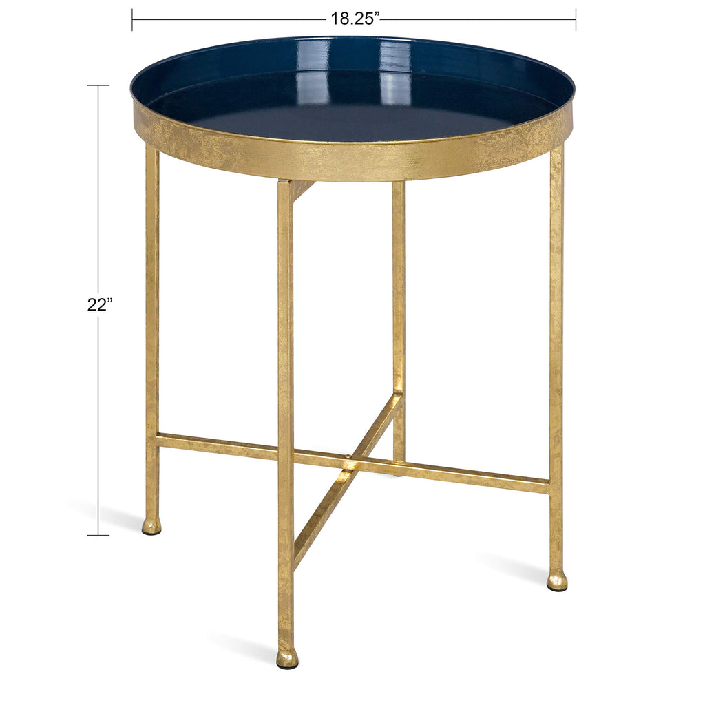 Foldable Round Accent Table T4243