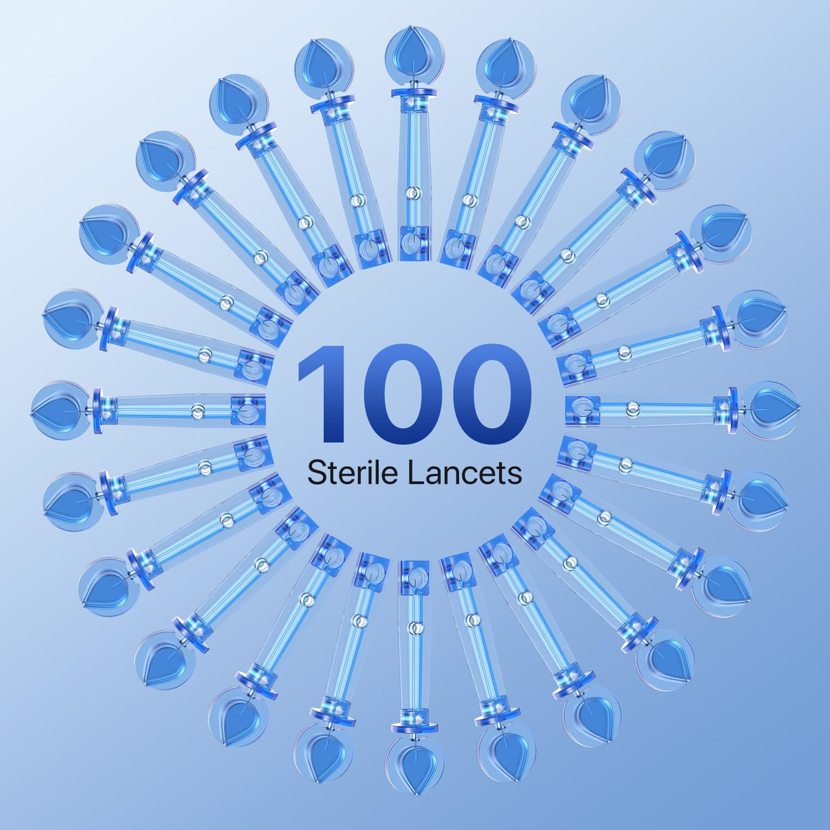 Blood Glucose Test Strips 100ct & Lancets 100ct L1410