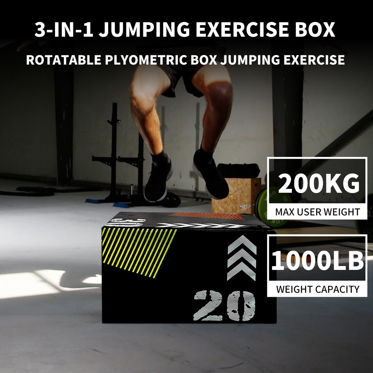 Steel Plyo Box with Anti-Slip Surface O88611