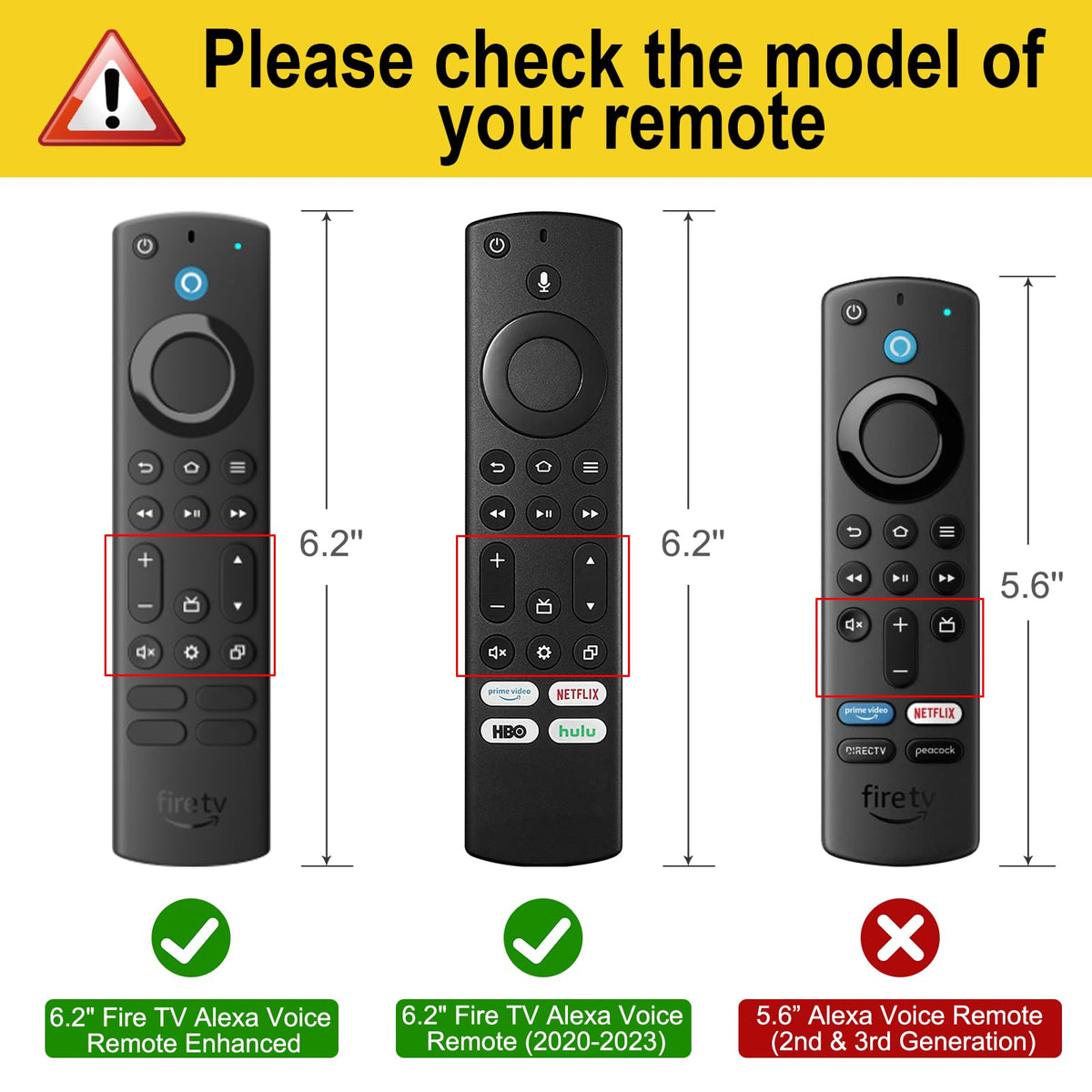 Silicone Case for Fire TV Alexa Voice Remote Enhanced L2402