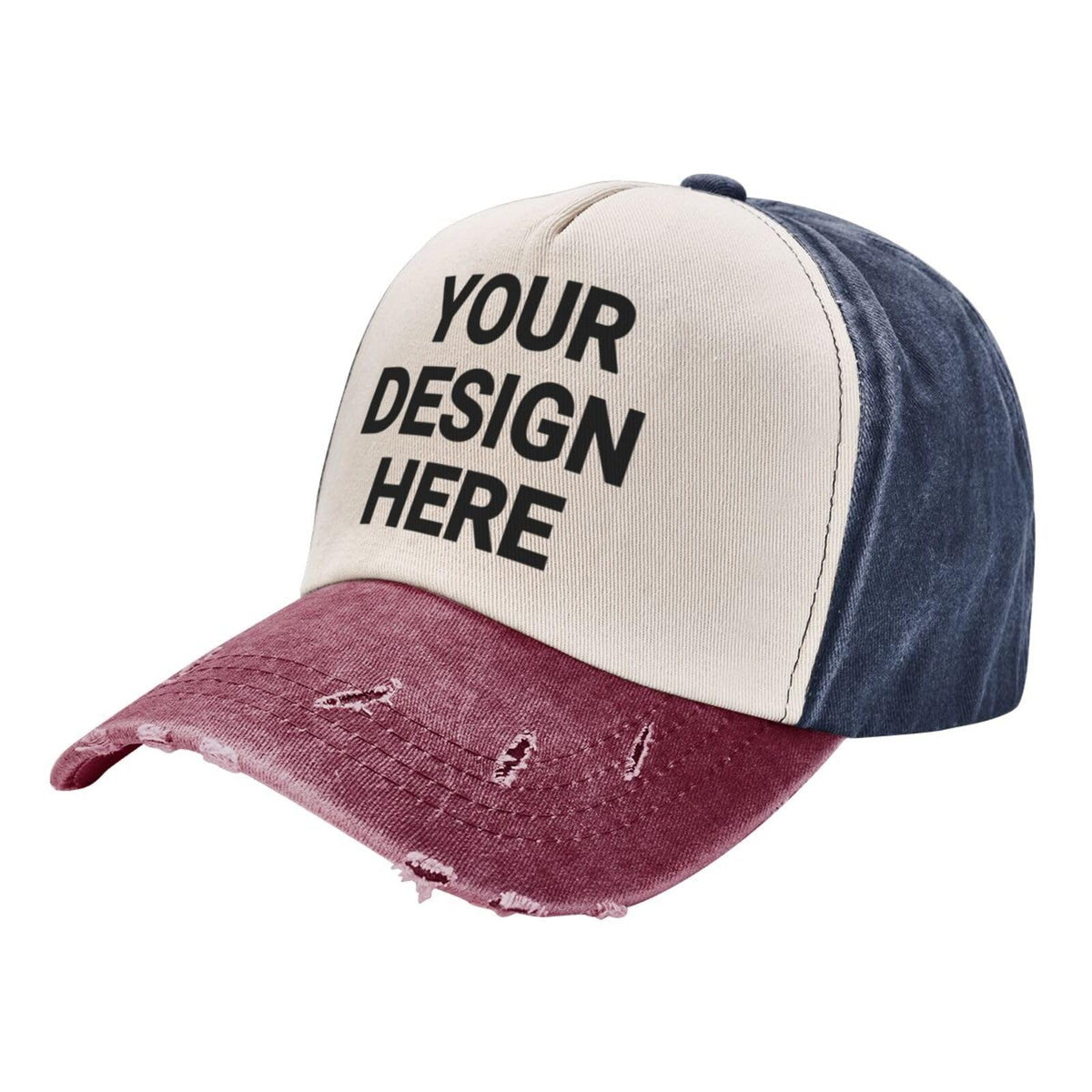 Custom Baseball Cap Adjustable Trucker Hat D7934