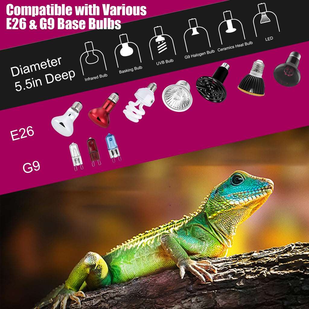 Ceramic Socket Reptile Heat Lamp Kit M6138