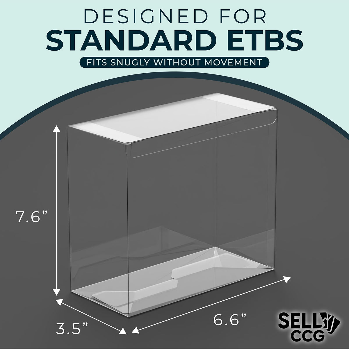 5 Pack Plastic Display Storage Case J7793