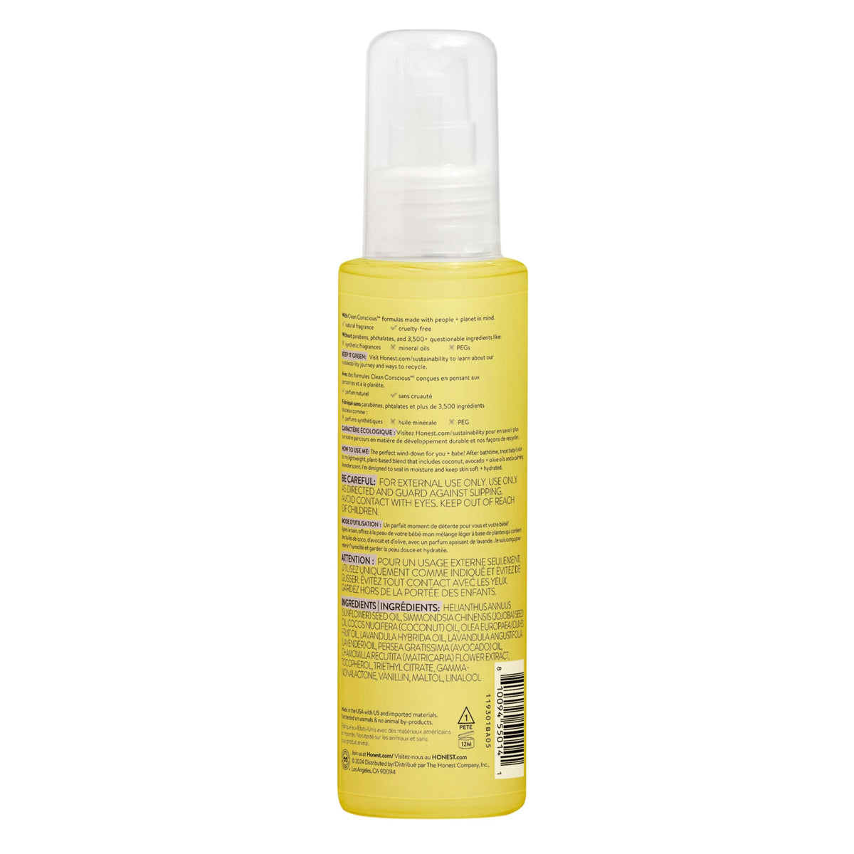 Hypoallergenic Lavender Infused Body Oil 4.0 fl oz O80615