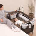 5-in-1 Baby Bassinet Bedside Sleeper P25693