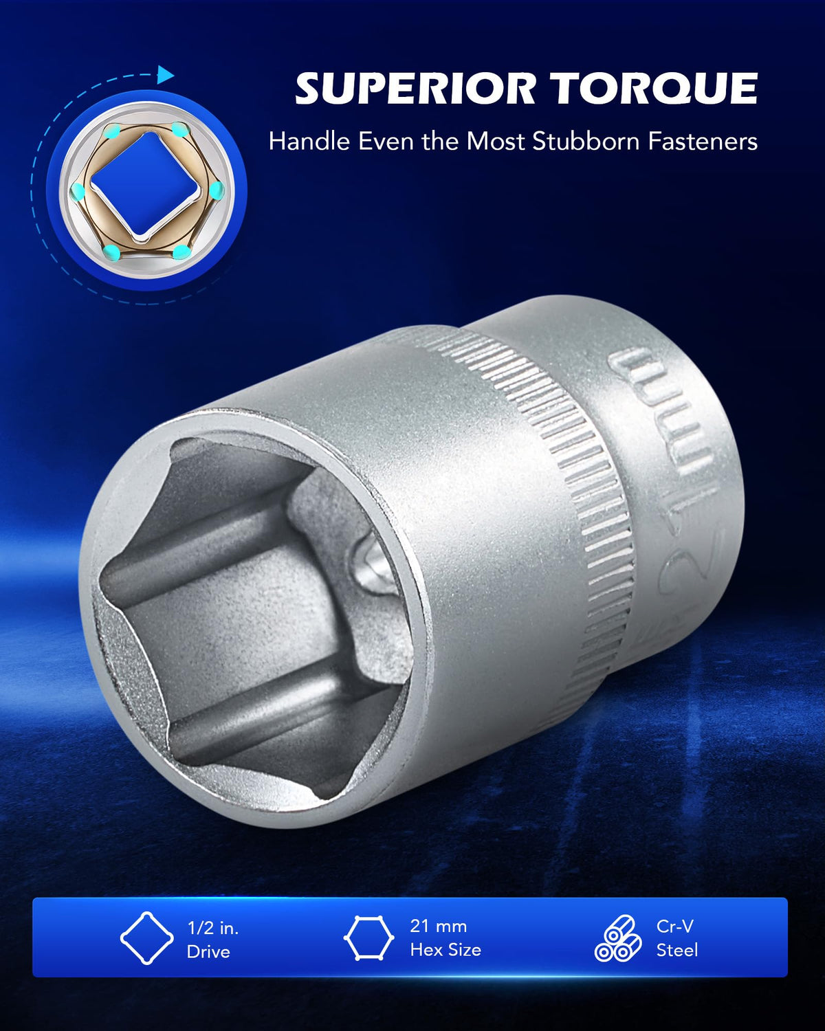 Ball Joint Separator and Extractor with 1/2" Socket X6577