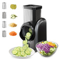 Electric Vegetable Slicer and Cheese Grater with 4 Stainless Steel Blades I1071
