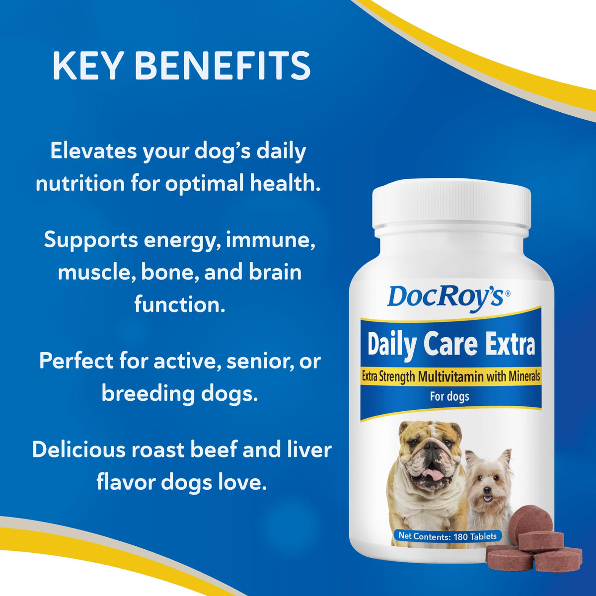Canine Multivitamin Tablets for Dogs, 180ct T51557