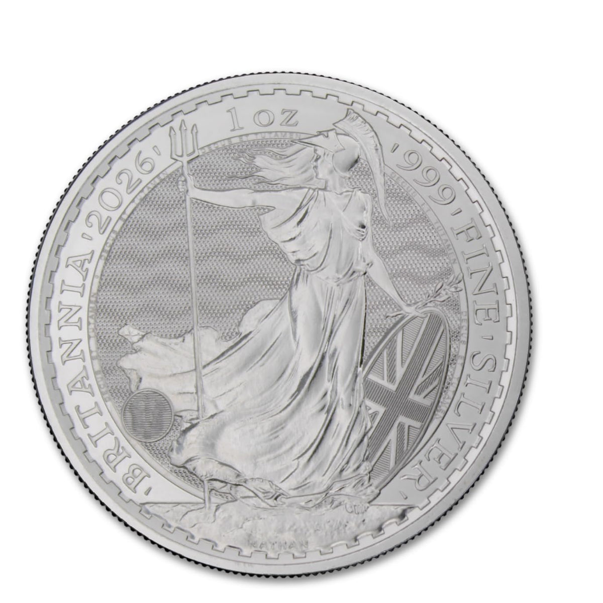 1 oz British Silver Britannia Coin Brilliant Uncirculated U439