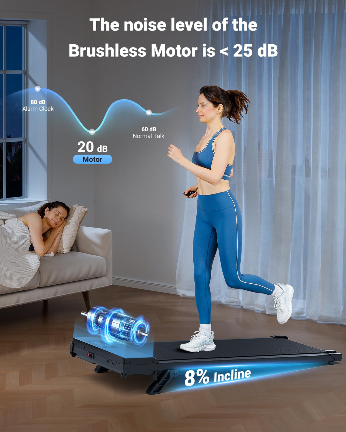 8% Incline Walking Pad A5505