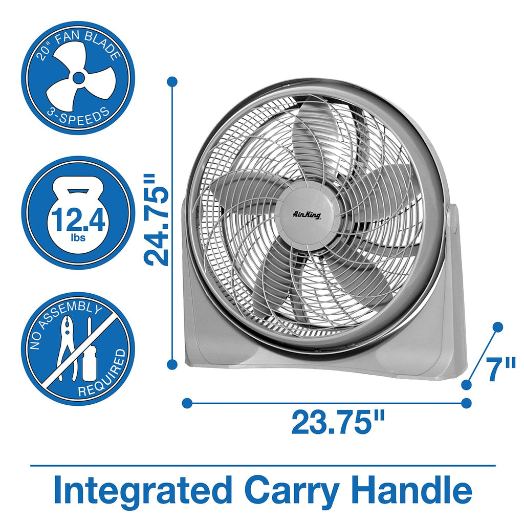 20-Inch 3-Speed Pivot Fan E3130