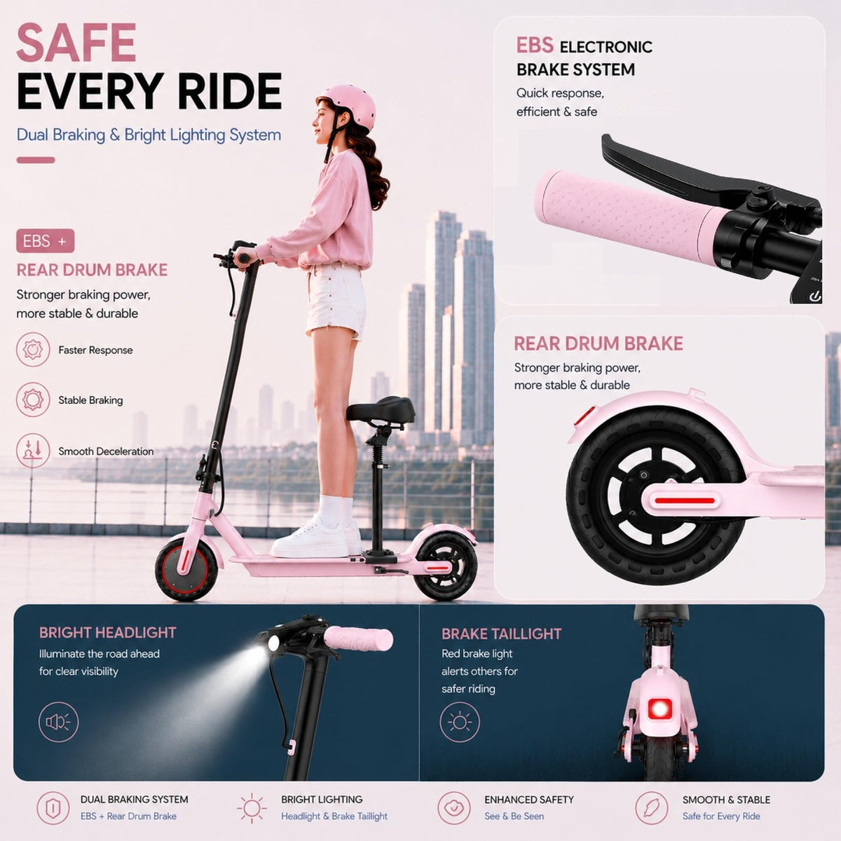 350W/500W Electric Scooter T231