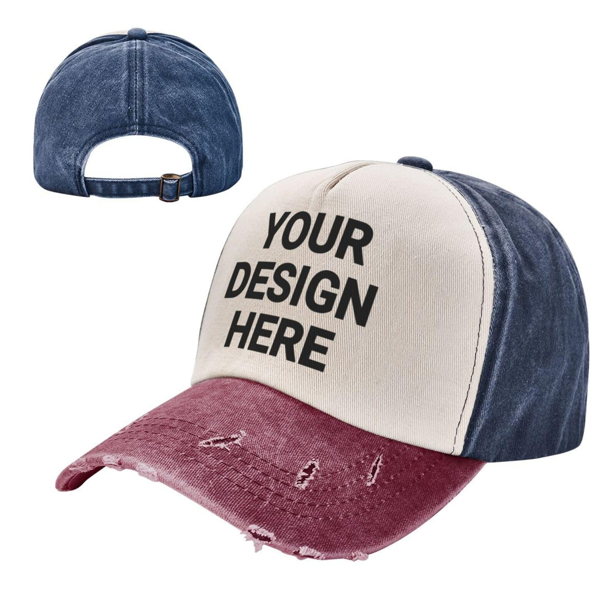 Custom Baseball Cap Adjustable Trucker Hat D7934