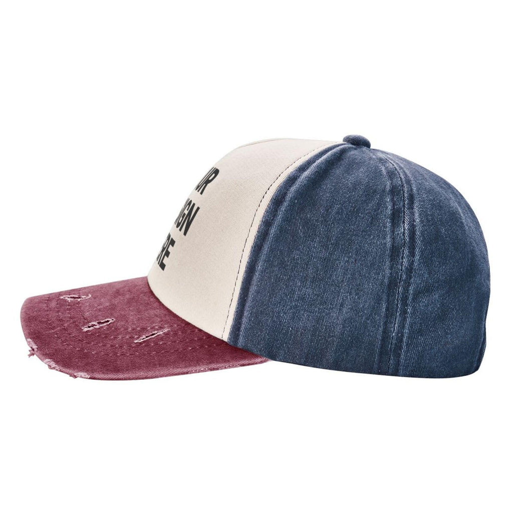 Custom Baseball Cap Adjustable Trucker Hat D7934