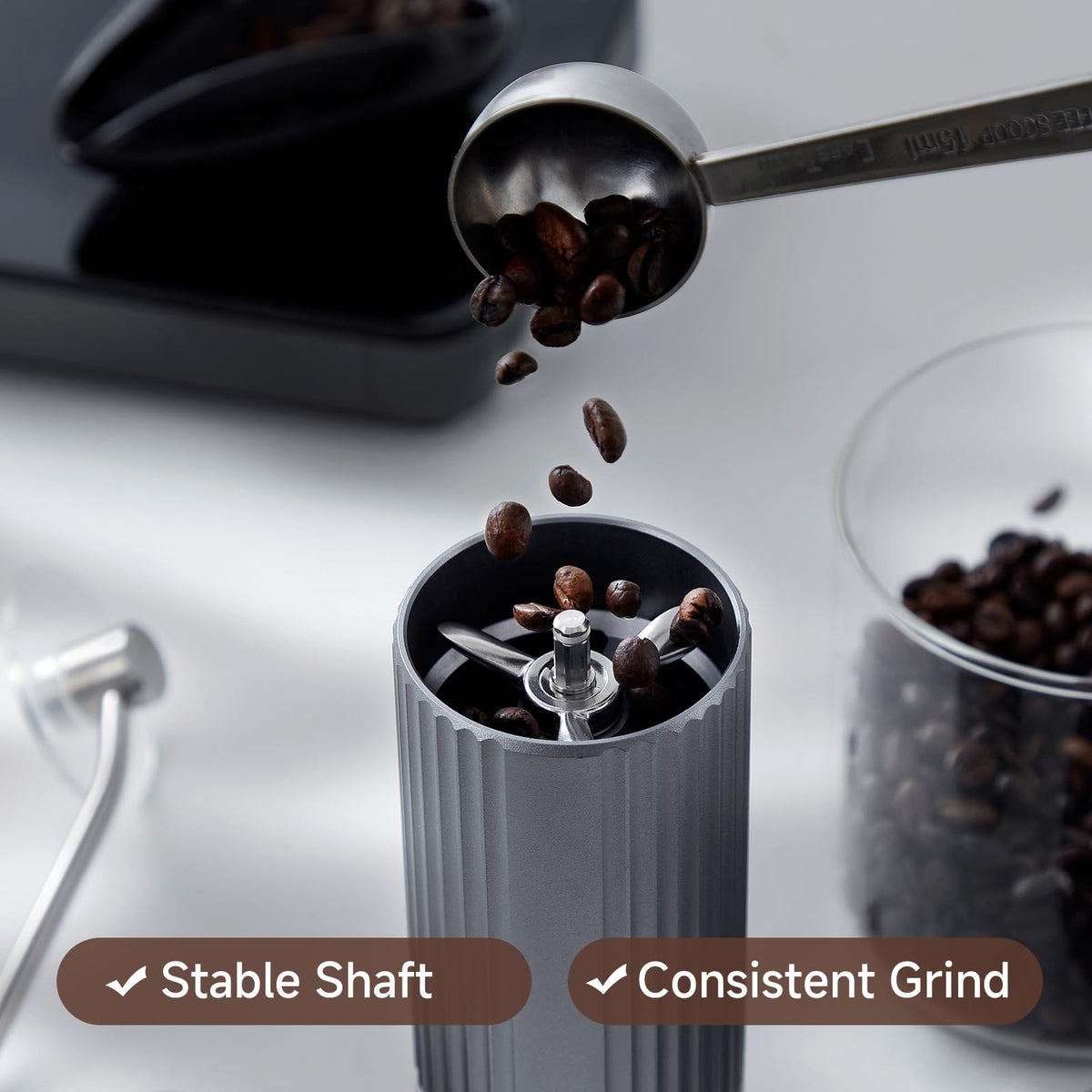 Manual Coffee Grinder, 25g Capacity Y6583