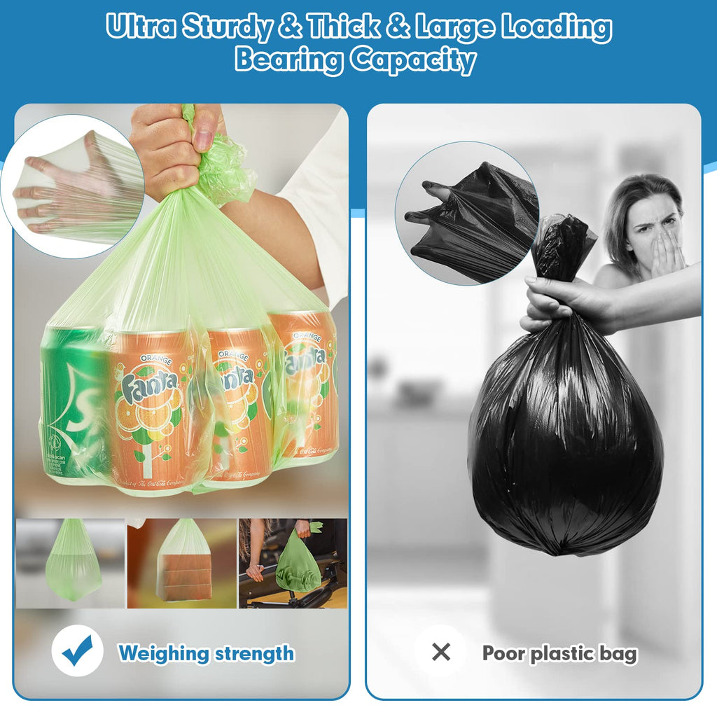 4 Gallon Biodegradable Extra Thick Small Trash Bags T646688