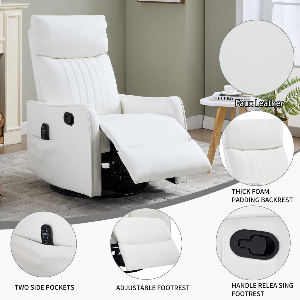 High Back Massage Recliner with Heat H2940