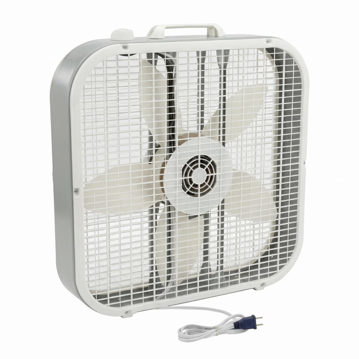 20 Inch 3 Speed White Box Fan O366487