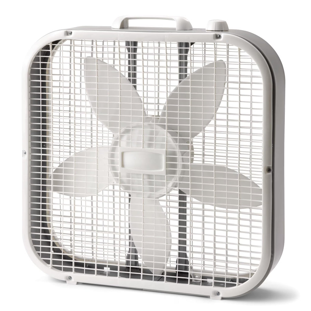 20 Inch 3 Speed White Box Fan O366487
