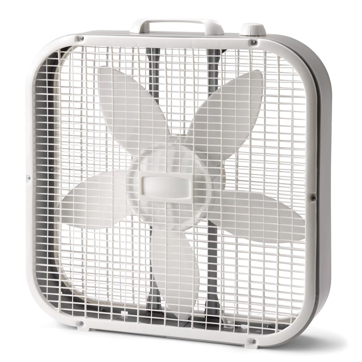 20 Inch 3 Speed White Box Fan O366487