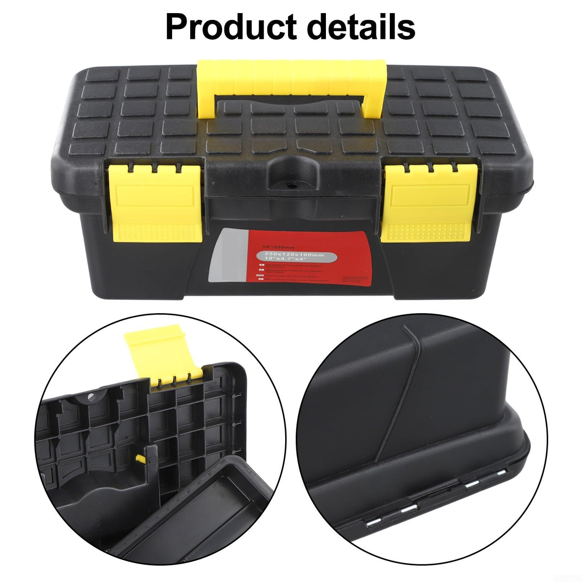 10 Inch Compact Portable Toolbox E730308