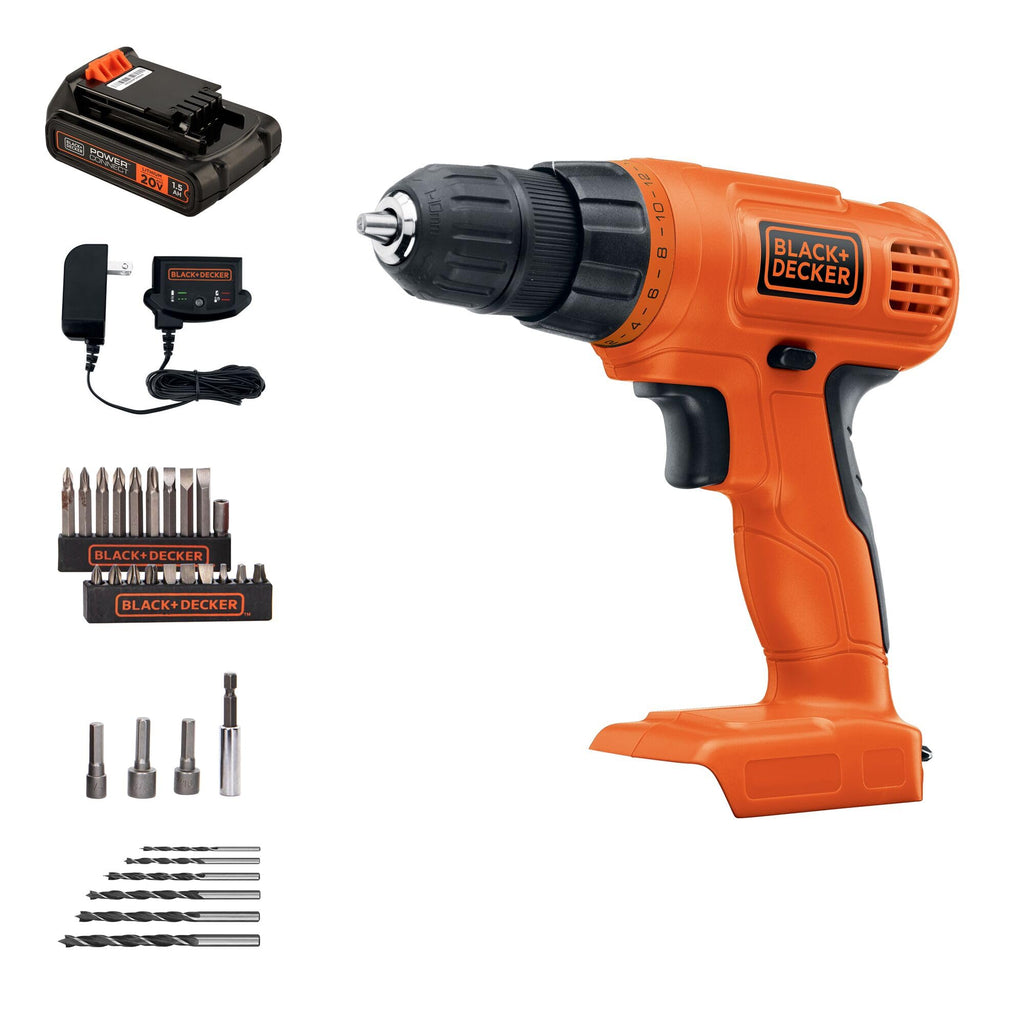 20V MAX Cordless Drill Driver with 30 Piece Bit Set F97574