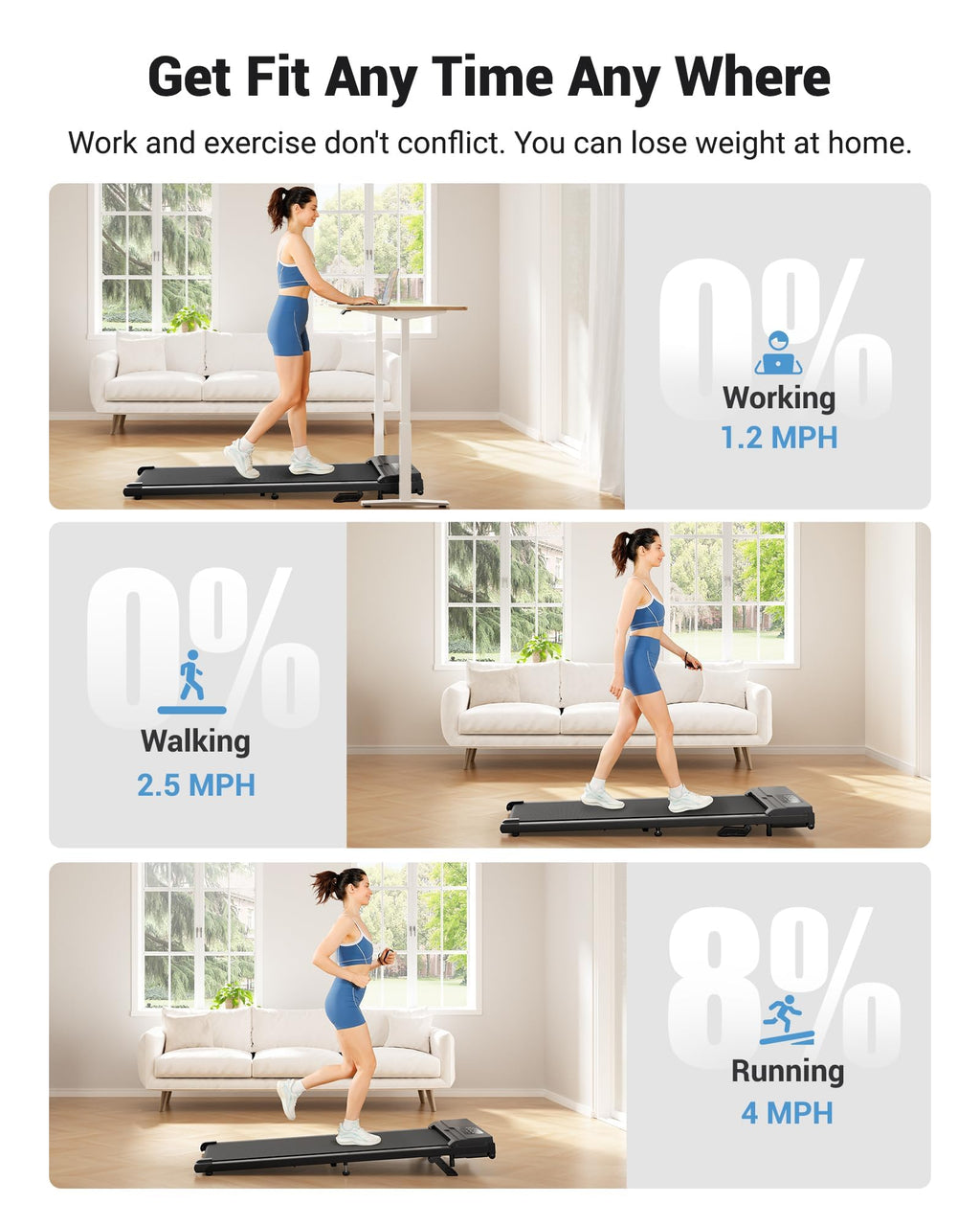 8% Incline Walking Pad A5505