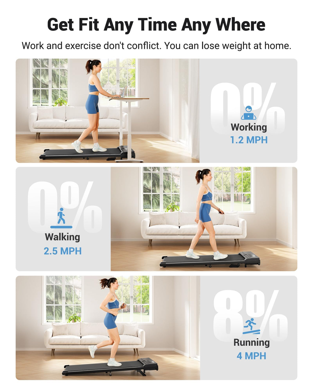 8% Incline Walking Pad A5505