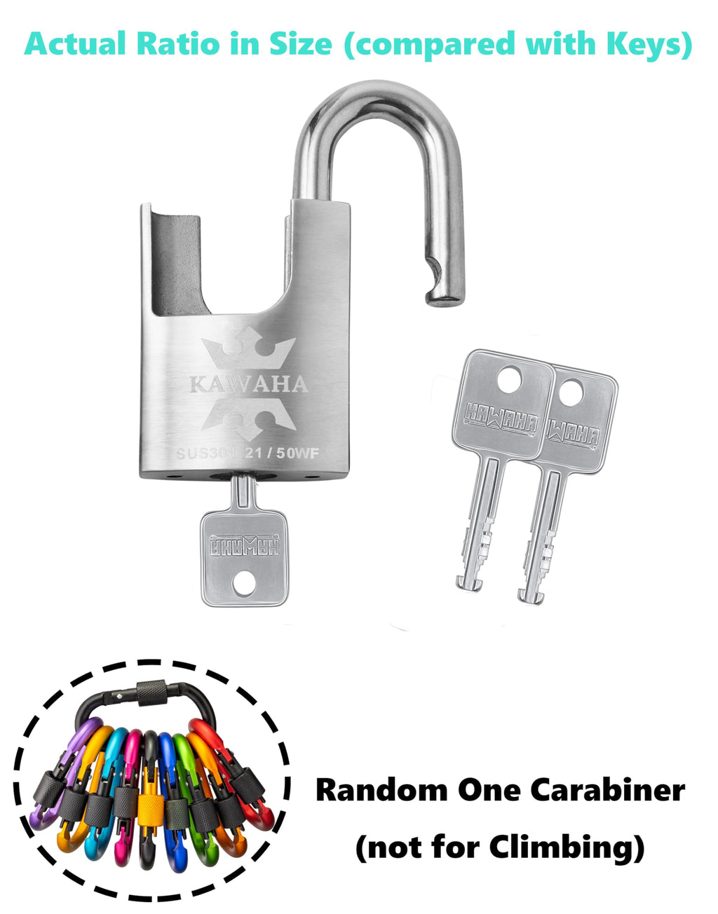 Stainless Steel Shrouded Padlock 4 Pack T9826