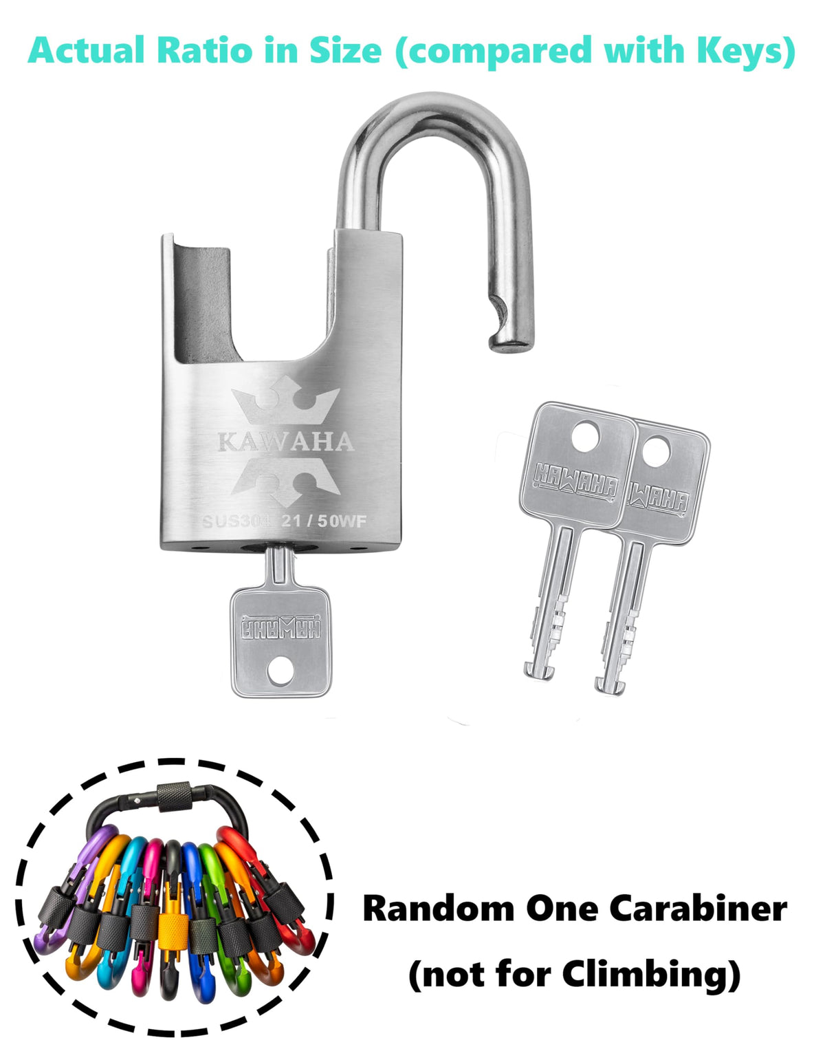 Stainless Steel Shrouded Padlock 4 Pack T9826