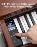 88 Key Graded Weighted Digital Piano with Storage Piano Bench Q321062