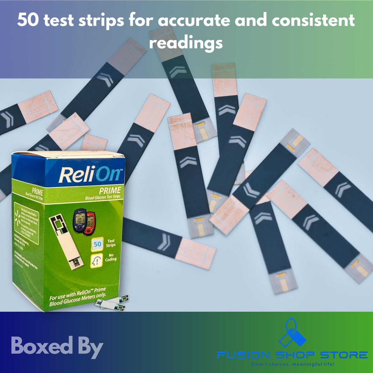 Blood Glucose Test Strips 50Ct B444