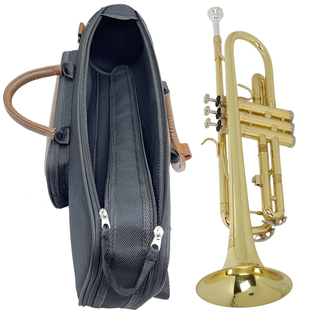 Water-resistant Oxford Cloth Trumpet Gig Bag with Shoulder Strap S273511