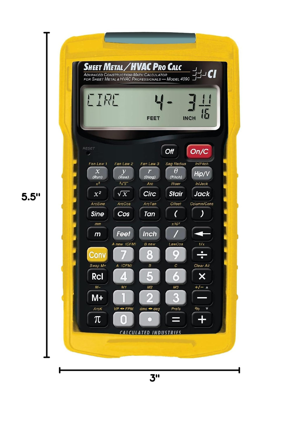 Sheet Metal HVAC Calculator W450