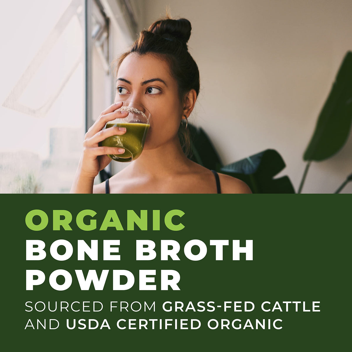 Organic Grass Fed Beef Bone Broth Protein Powder 16oz G207691