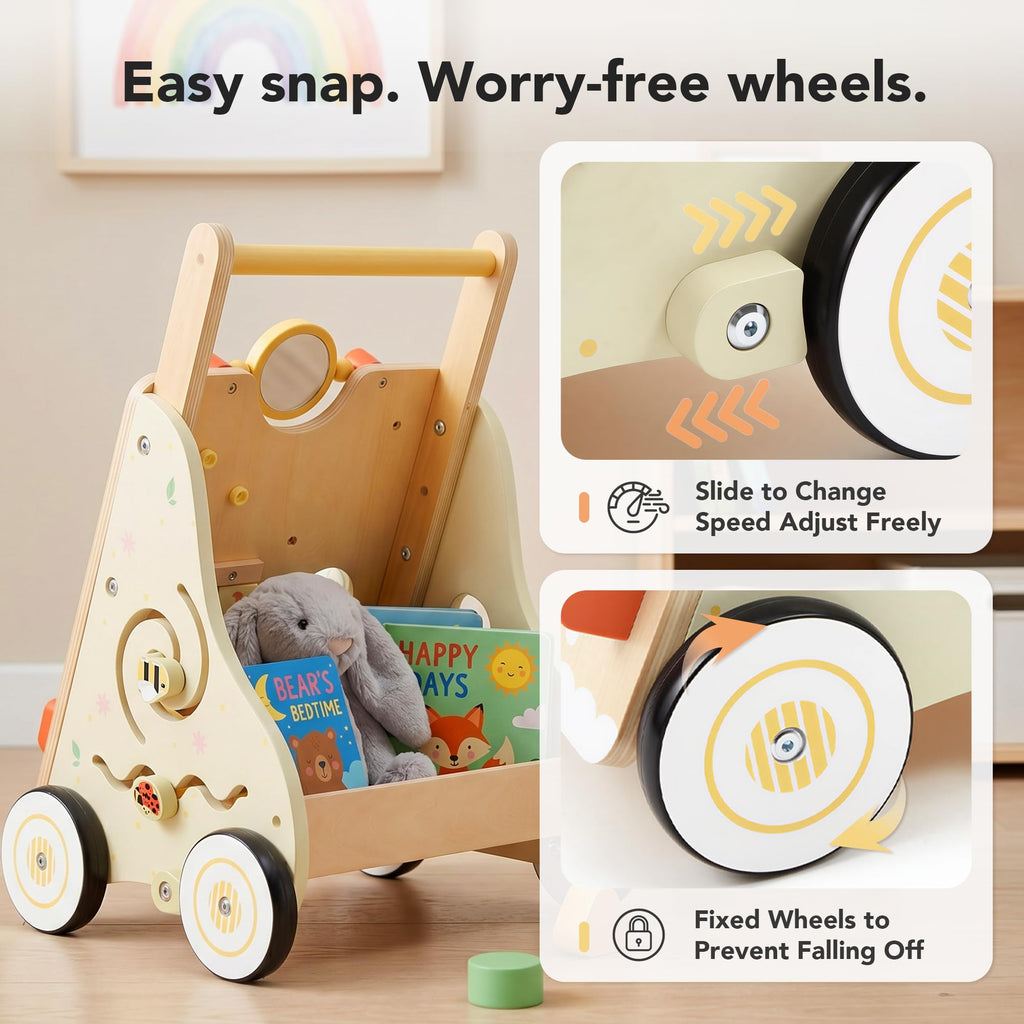 Wooden Baby Push Walker M206442