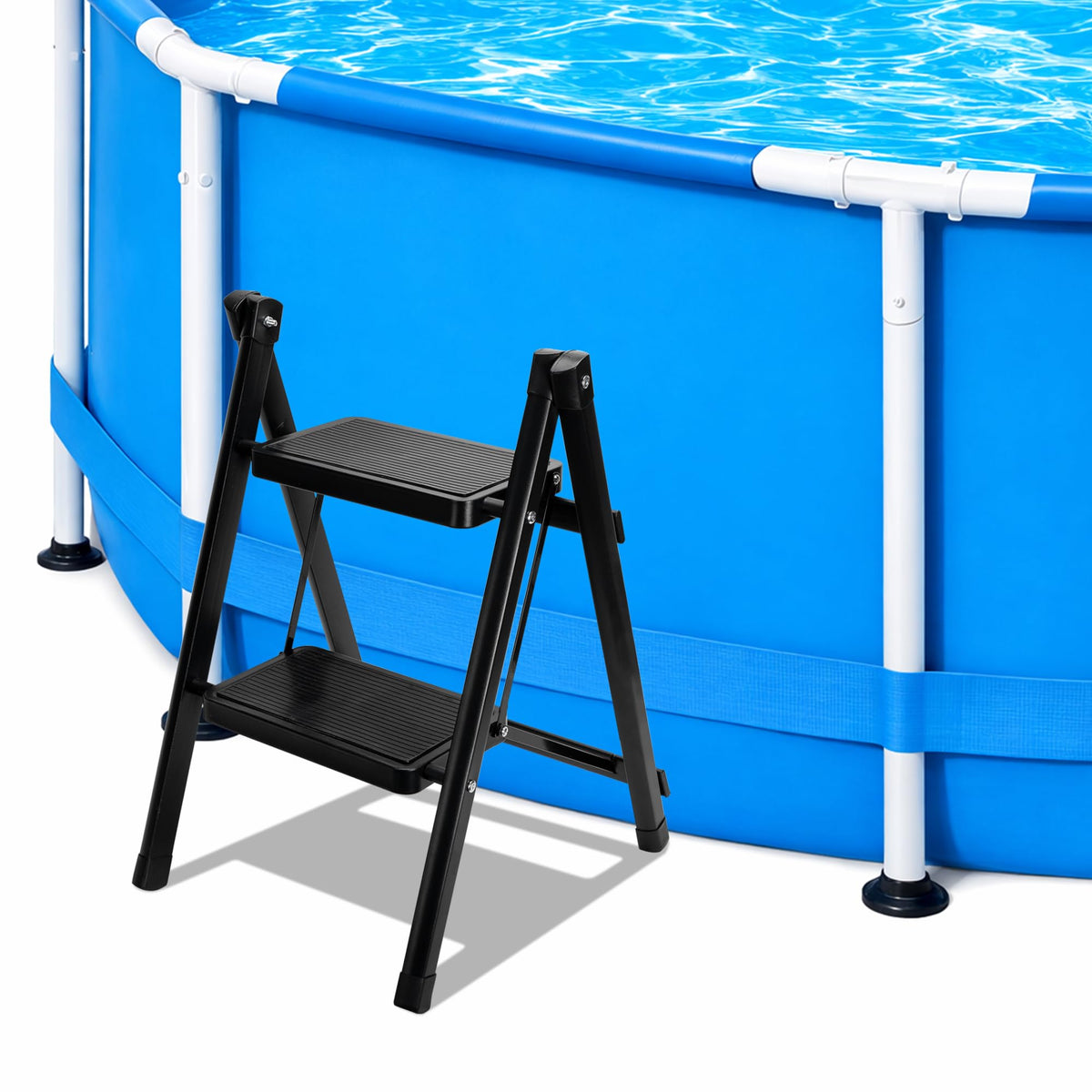 Foldable 2-Step Non-Slip Spa Steps C870