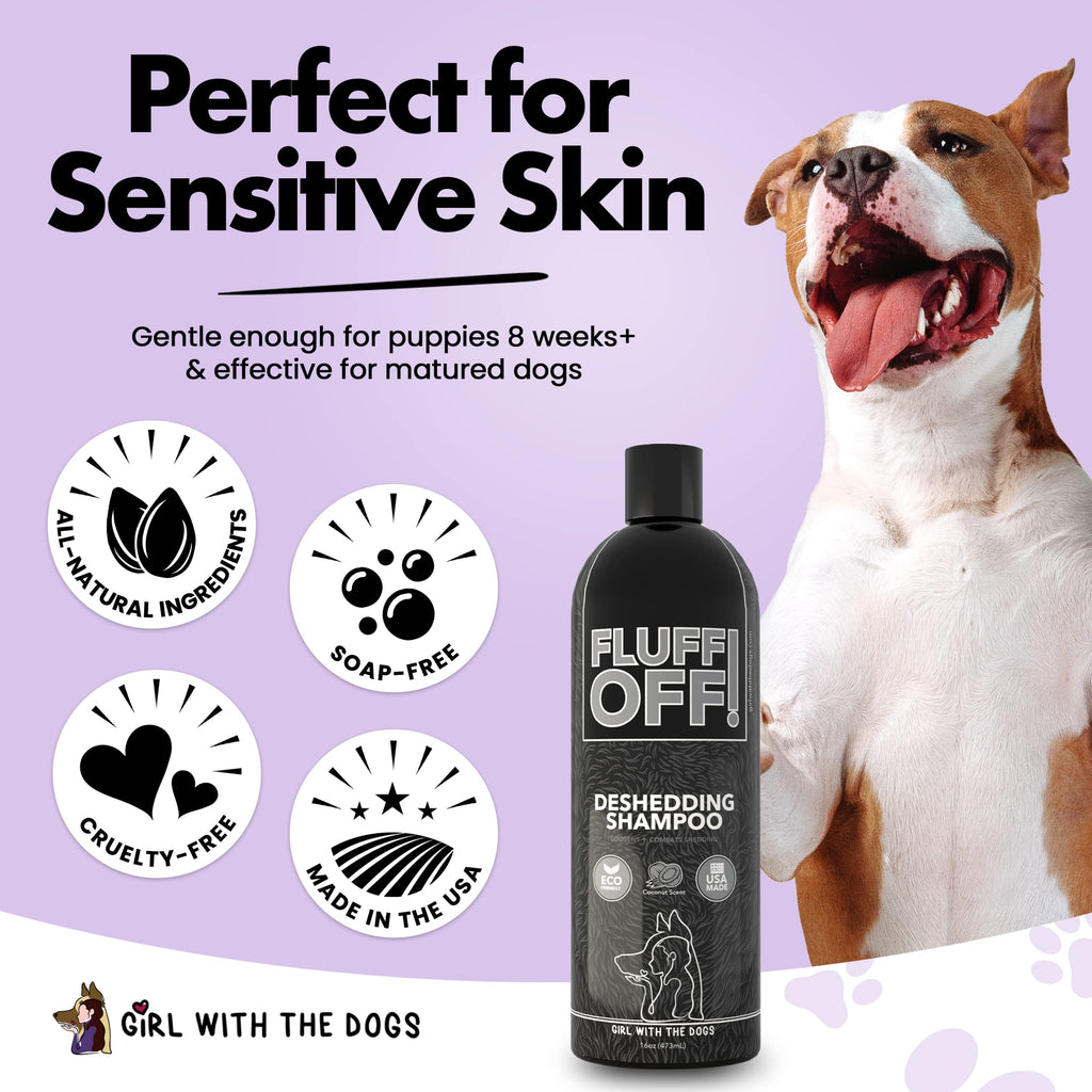 Natural Deshedding Dog & Cat Shampoo I907