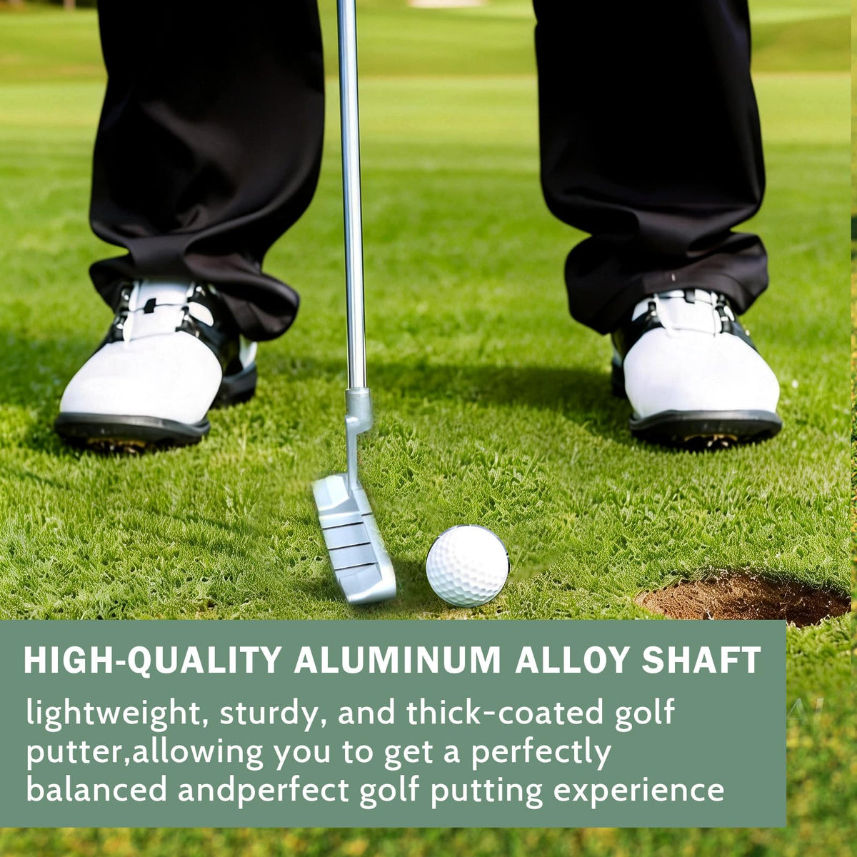 Two-Way Golf Putter with 2 Golf Balls G179020