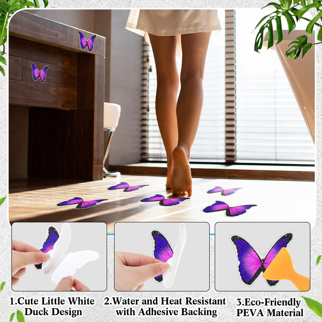 20 Pcs Non Slip Bathtub Stickers with Scraper O847877