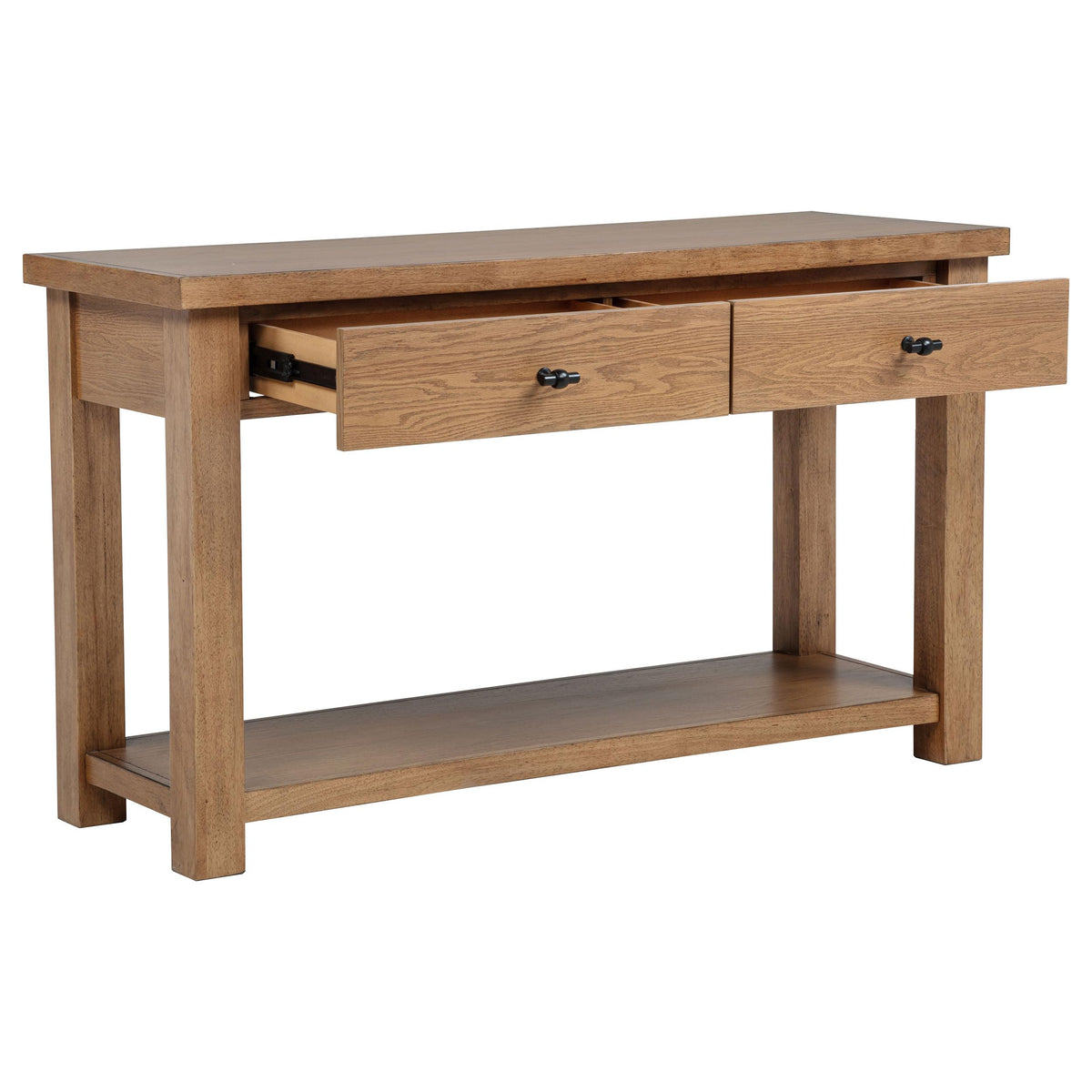 Golden Oak Console Table E43458