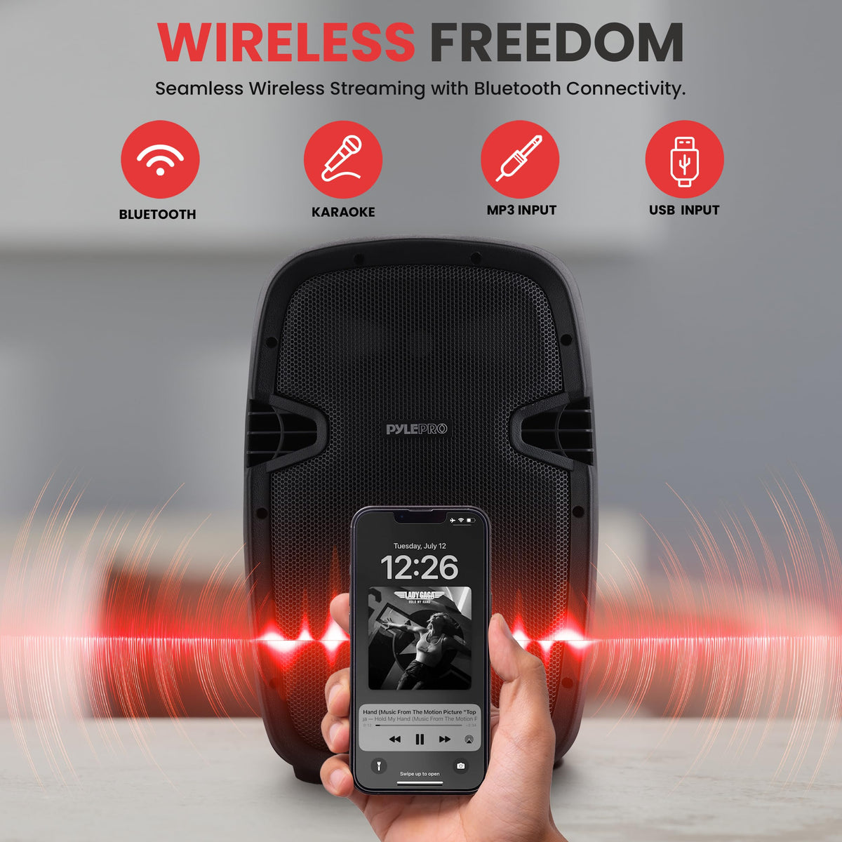 1000W Wireless Portable PA Speaker System Z893