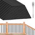 Aluminum Black Metal Deck Balusters 36"x 3/4" 120 Pcs B751