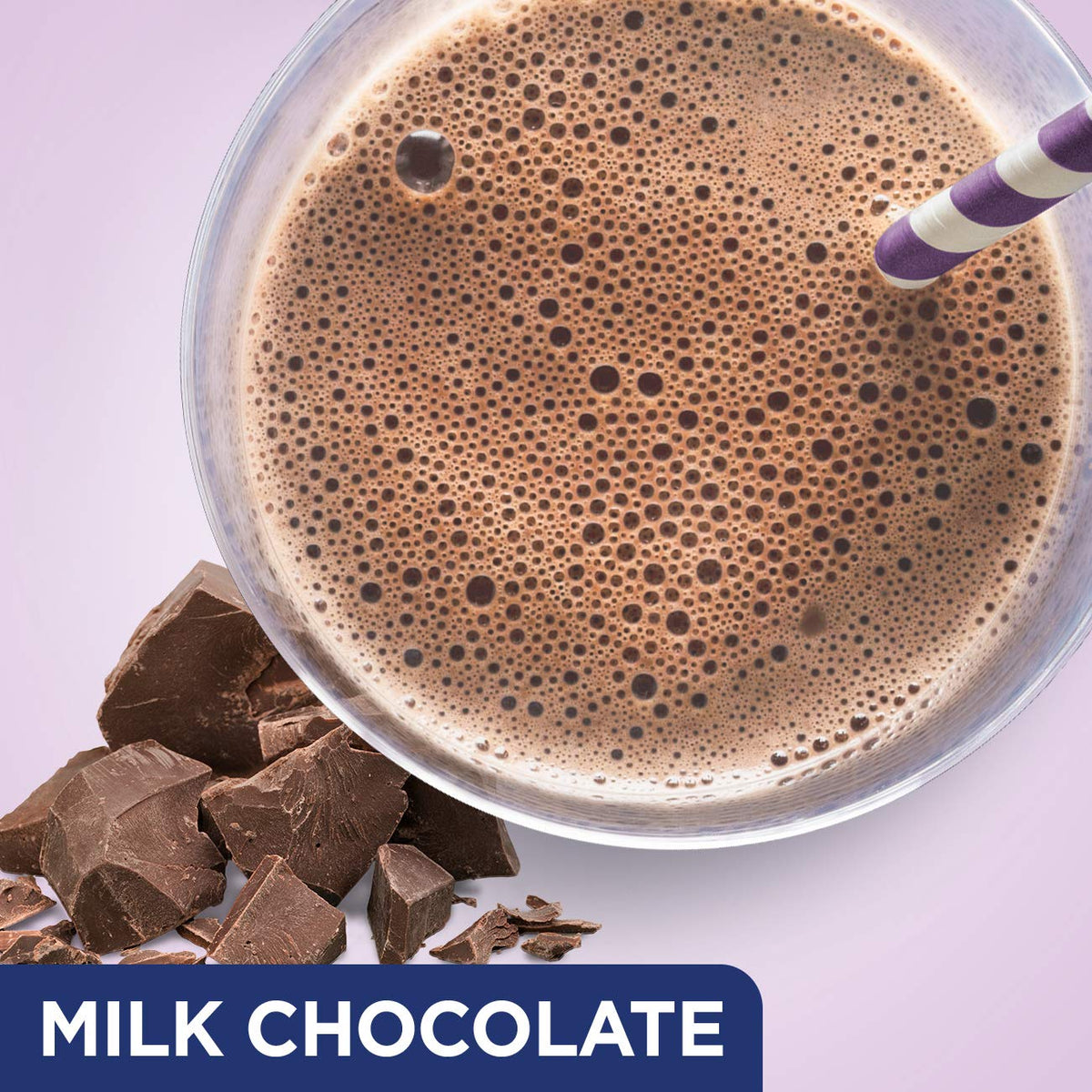 High Protein Nutritional Shake 16g Protein Milk Chocolate 8 fl oz 24 Count Y6123