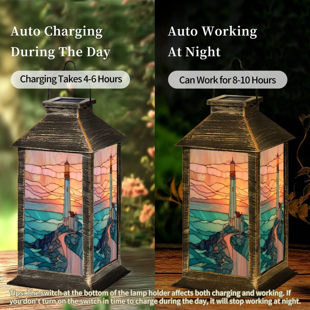 Solar Powered Waterproof Hanging Lantern G394174